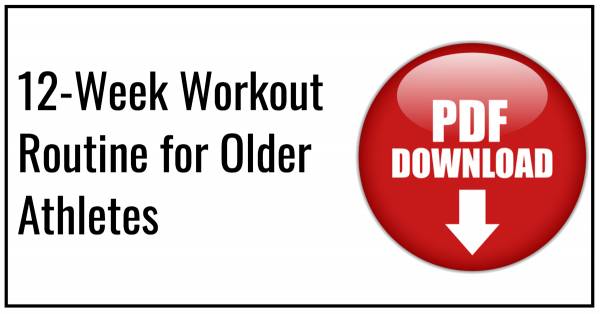 A 12 Week Workout Routine for Older Athletes - Workouts, kettlebells, conditioning, bodyweight exercises, GHD, mature athlete, pull ups, dumbbells, lunge, age, barbells, masters athlete, strength program, 50+ exercise, fitness over 50